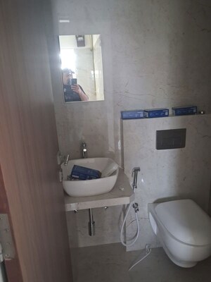 Bathroom in 2 BHK Apartment at Alliance Abhimanyu, Malad West – for Rent