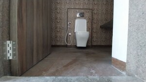 Bathroom in 3 BHK Apartment at Arihant Clan Aalishan, Kharghar – for Rent