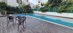Swimming Pool in 3 BHK Apartment at Gokuls Bhuvanam, Nizampet – for Rent