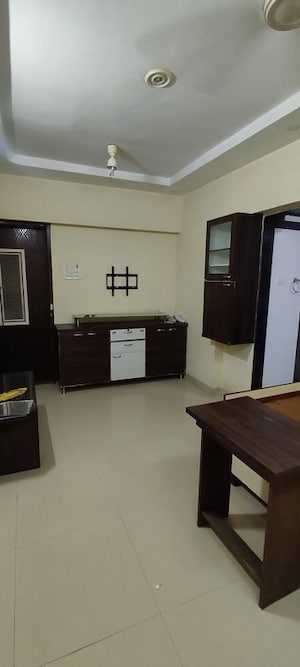 Living Room in 1 BHK Apartment at Sankalp Heights, Nalasopara West – for Rent