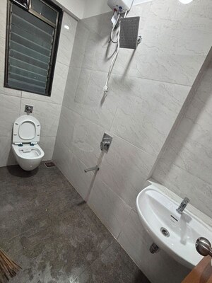 Bathroom in 2 BHK Apartment at Chandak 34 Park Estate, Goregaon West – for Rent