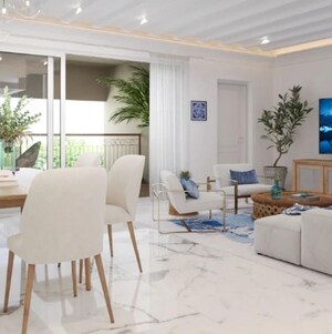 Dining area in 3 BHK Apartment at Sobha Neopolis, Panathur – for Sale