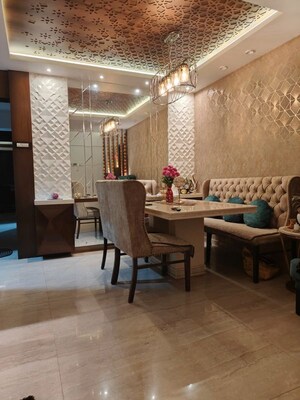 Living Room in 3 BHK Apartment at Madhav Shreeji Palacia, Waghbil – for Rent