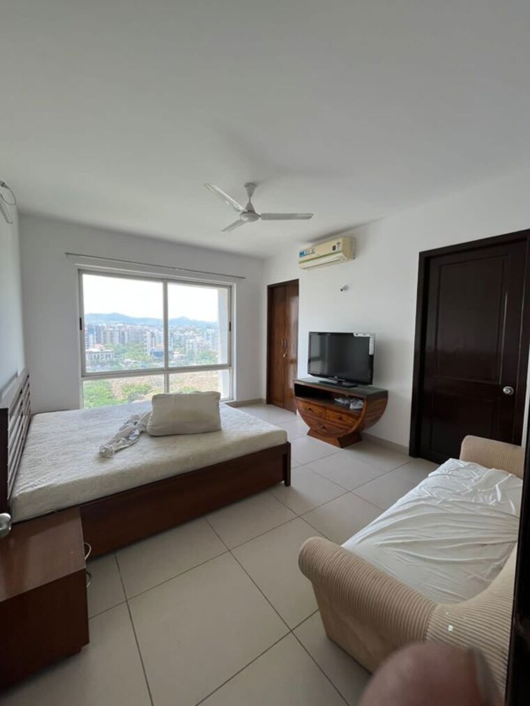 Bedroom, marvel-isola 3.5 Bedroom 3500 Sq.Ft. Apartment In Mohammadwadi Pune 10724565