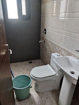 Bathroom in 3 BHK Builder Floor at Motia Blue Ridge, Dhakoli – for Rent