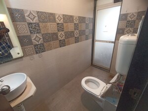 Bathroom in 1 RK Apartment at JVM Sky Court, Bhayandarpada – for Rent