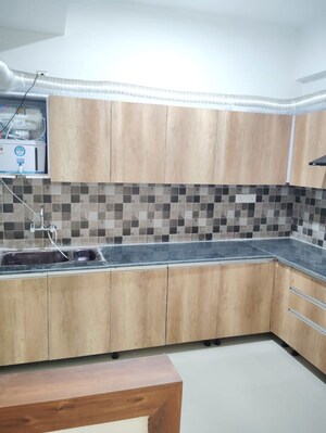 Kitchen in 2 BHK Apartment at Prateek Grand City, Siddharth Vihar – for Sale