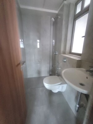 Bathroom in 1 BHK Apartment at Sheth Irene, Malad West – for Rent
