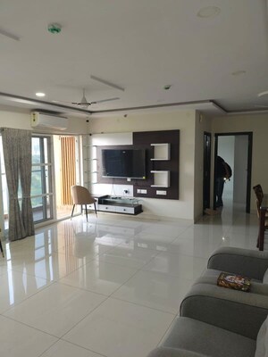 Living Room in 3 BHK Apartment at Sumadhura Acropolis, Gachibowli – for Rent