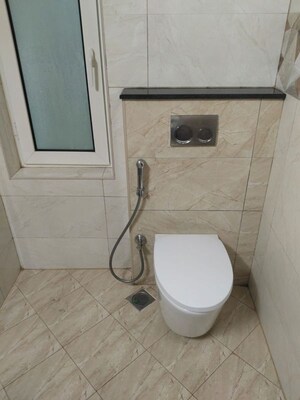 Bathroom in 3 BHK Apartment at Sumadhura Acropolis, Gachibowli – for Rent