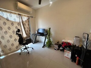 Living Room in 2.5 BHK Apartment at Hubtown Hill Crest, Andheri East – for Rent