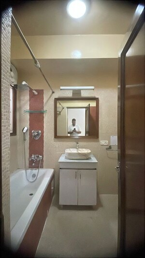 Bathroom in 3 BHK Independent House at Gulmohar Park – for Rent