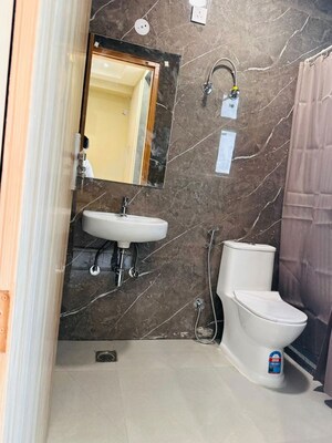 Bathroom in 1 RK Builder Floor at ODR Residency, Sector 14 – for Rent