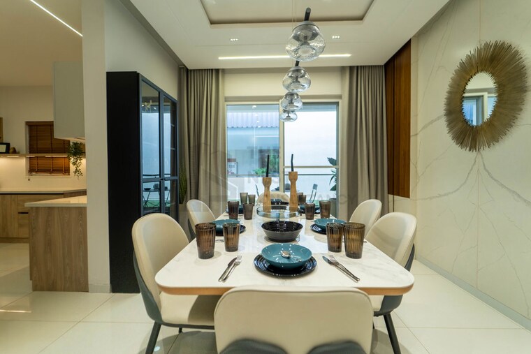 Dining area, dsr-the-address 3 Bedroom 1512 Sq.Ft. Apartment In Dommasandra Bangalore 10721514