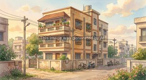  Builder Floor – Exterior View View at Ambika Society - for Sale