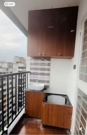 Balcony in 3 BHK Apartment at Vinayak Eastern River Residency, Pimple Saudagar – for Rent
