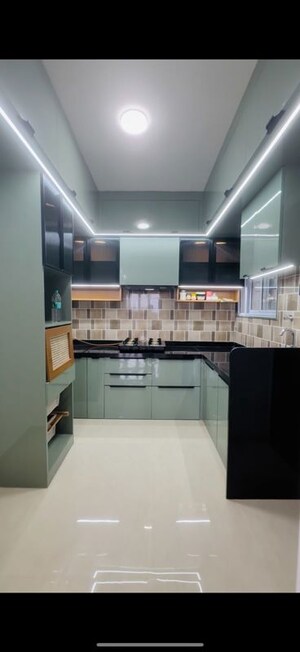 Kitchen in 3 BHK Apartment at Vinayak Eastern River Residency, Pimple Saudagar – for Rent