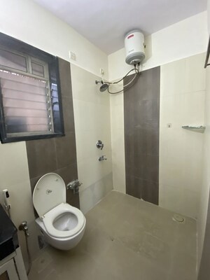 Bathroom in 2.5 BHK Apartment at Rustomjee Athena, Majiwada – for Rent