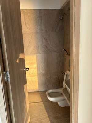 Bathroom in 2 BHK Apartment at Prescon Midtown Bay, Mahim West – for Rent