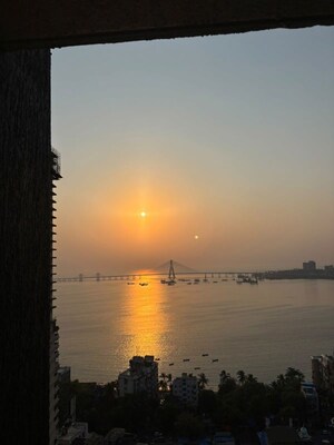 Balcony in 2 BHK Apartment at Prescon Midtown Bay, Mahim West – for Rent