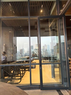 Balcony in 2 BHK Apartment at Prescon Midtown Bay, Mahim West – for Rent