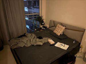 Living Room in 2 BHK Apartment at Sugee Atharva, Prabhadevi – for Rent