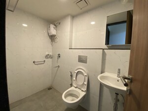 Bathroom in 2 BHK Apartment at Lodha Amara, Kolshet Road – for Rent