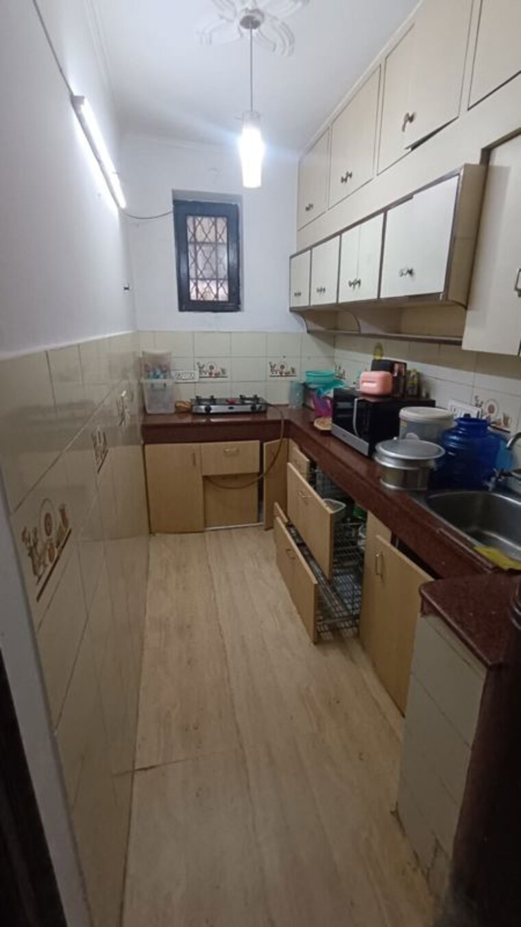 Kitchen, malviya nagar 1 Bedroom 600 Sq.Ft. Builder Floor In Malviya Nagar Delhi 10724960