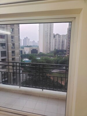 Balcony in 3 BHK Apartment at Eldeco Mystic Greens, Omicron I Greater Noida – for Rent