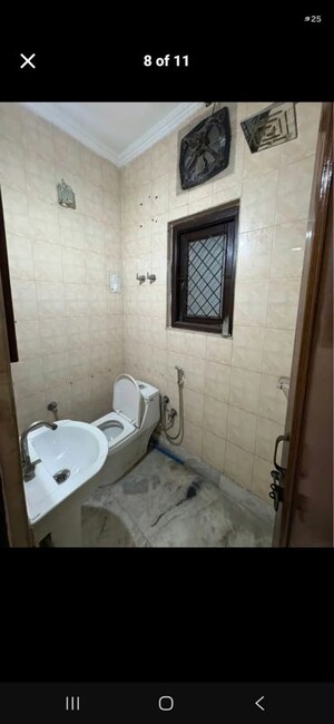 Bathroom in 2 BHK Builder Floor at Kalkaji – for Rent