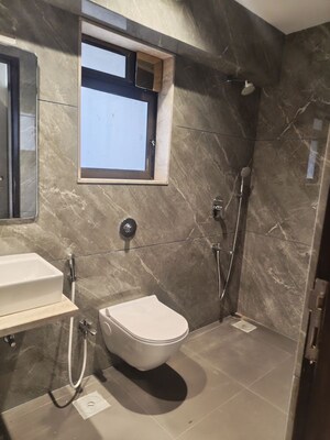 Bathroom in 2 BHK Apartment at Vivaana Heights, Prabhadevi – for Rent