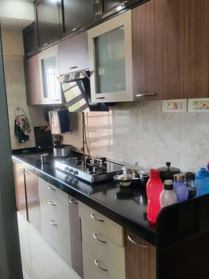 Kitchen in 2 BHK Apartment at Hubtown Gardenia, Mira Road – for Rent