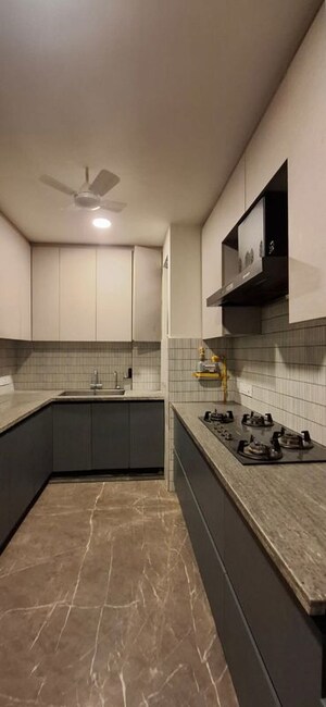 Kitchen in 3 BHK Builder Floor at South Extension ii – for Rent