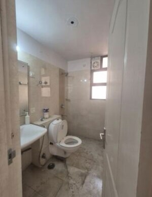 Bathroom in 3 BHK Apartment at Eldeco Mystic Greens, Omicron I Greater Noida – for Rent