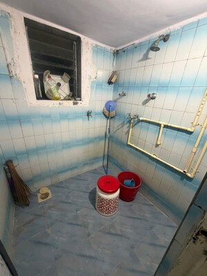 Bathroom in 1 BHK Apartment at Shruti Park, Dhokali – for Rent