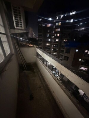 Balcony in 1 BHK Apartment at Shruti Park, Dhokali – for Rent