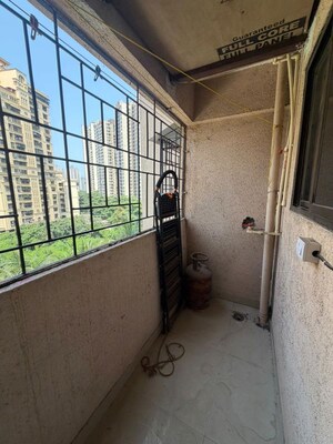 Balcony in 1 BHK Apartment at Siddhi Highland Springs, Dhokali – for Rent