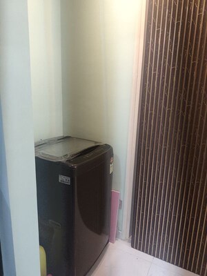 Bathroom in 1 BHK Apartment at Runwal Gardens, Dombivli East – for Rent