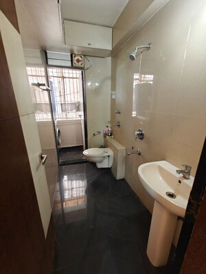 Bathroom in 3 BHK Apartment at Raymond The Address, Pokhran Road No Two – for Rent