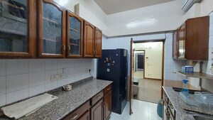 Kitchen in 1 BHK Builder Floor at Greater Kailash I – for Rent