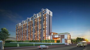 2 BHK Apartment – Exterior View View at Yogesh Gandharva Excellence, Moshi - for Rent