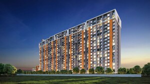 2 BHK Apartment – Exterior View View at Yogesh Gandharva Excellence, Moshi - for Rent