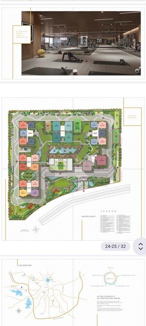 Master Plan in 2 BHK Apartment at Sattva Lago, Kokapet – for Sale