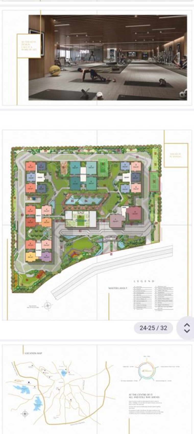 Master Plan, sattva-lago 2 Bedroom 2744 Sq.Ft. Apartment In Kokapet Hyderabad 10725172