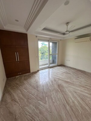 Bedroom in 3 BHK Builder Floor at Sarvodaya Enclave – for Rent