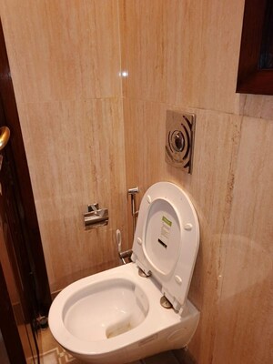 Bathroom in 4 BHK Builder Floor at Panchsheel Park – for Rent