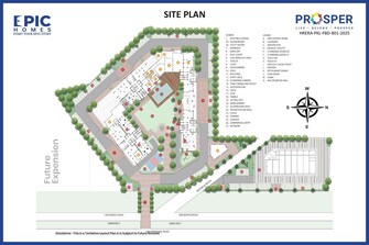 3 BHK 1805 Sq.Ft. Apartment in Prosper Epic Homes