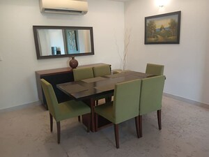 Dining area in 3 BHK Builder Floor at Defence Colony – for Rent