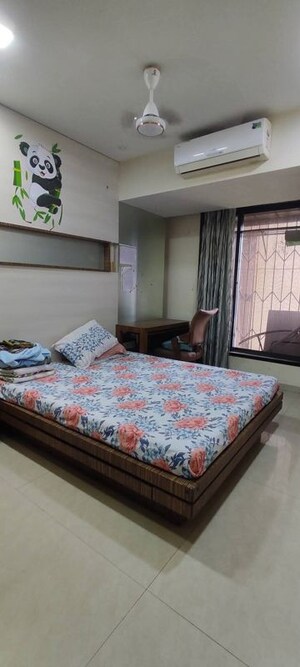 Bedroom in 3 BHK Apartment at Abrol Vastu Park, Malad West – for Rent