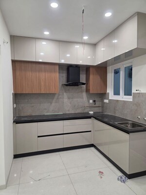 Kitchen in 3 BHK Apartment at Rajapushpa Provincia, Narsingi – for Rent